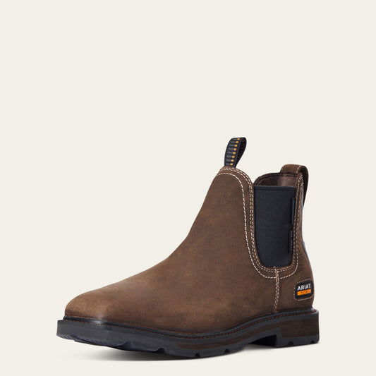 Groundbreaker Chelsea Wide Square Toe Waterproof Steel Toe Work Boot - Ariat Latest