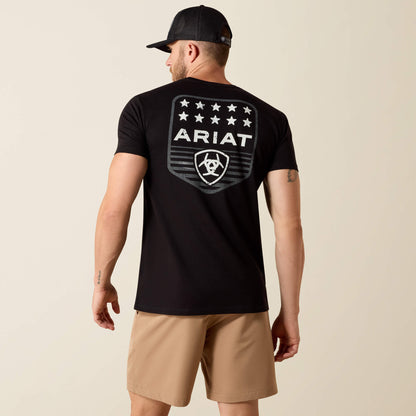 Ariat Stripe Patriotic Badge T-Shirt - Ariat Top Pick