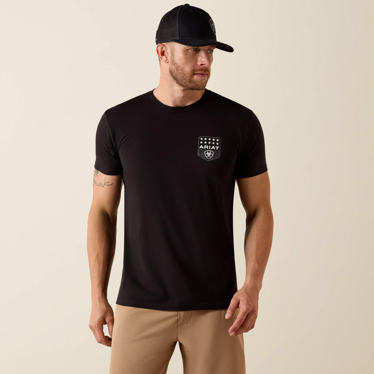 Ariat Stripe Patriotic Badge T-Shirt - Ariat Top Pick
