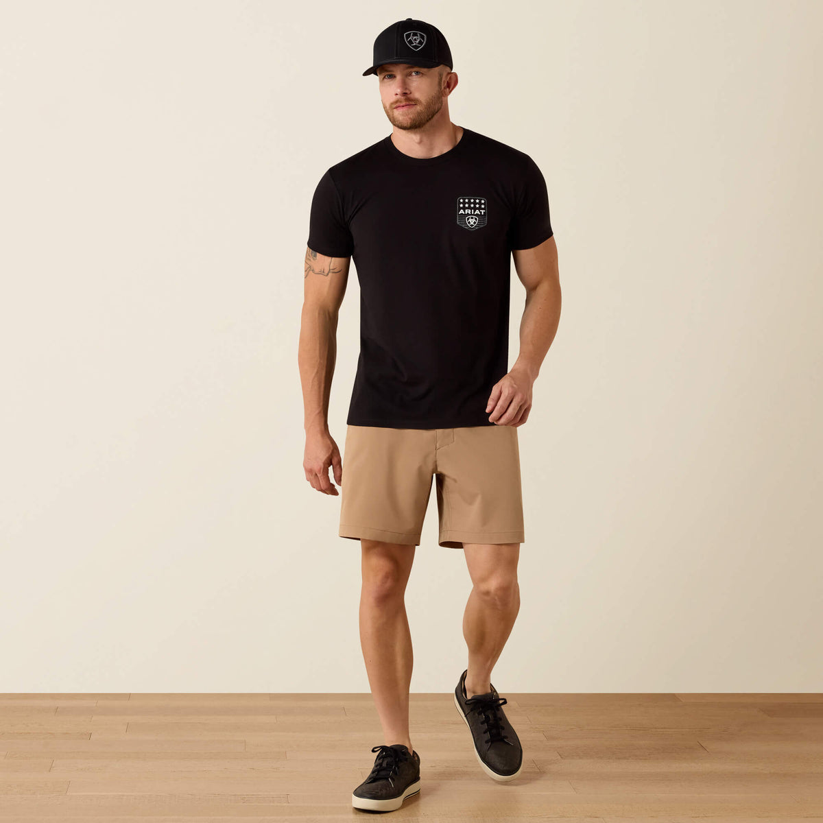 Ariat Stripe Patriotic Badge T-Shirt - Ariat Top Pick