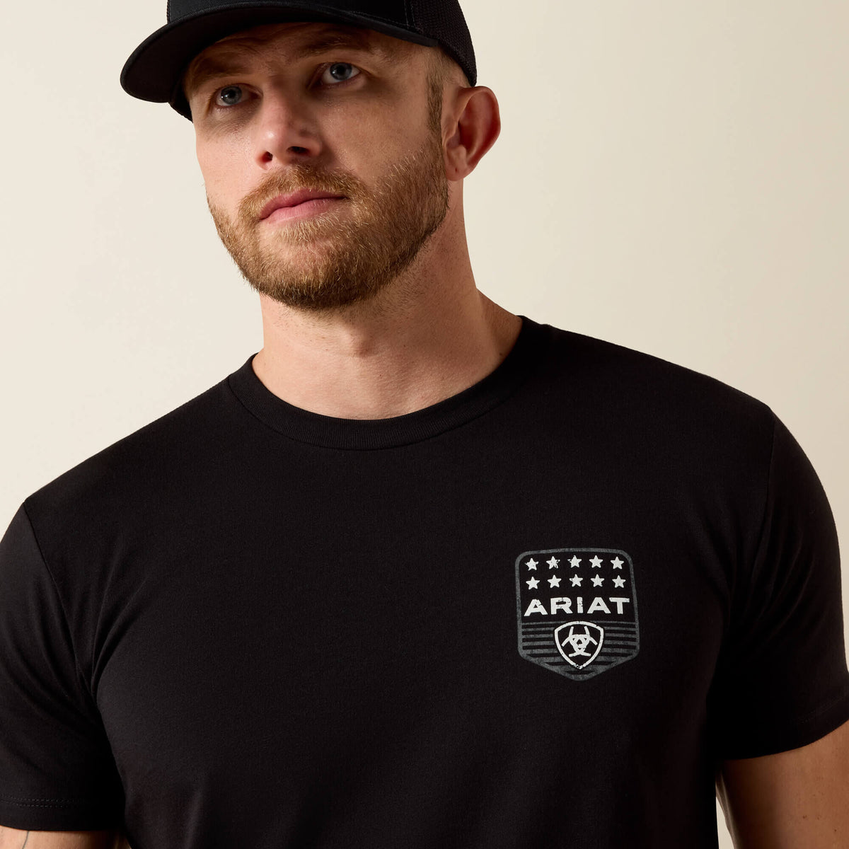 Ariat Stripe Patriotic Badge T-Shirt - Ariat Top Pick