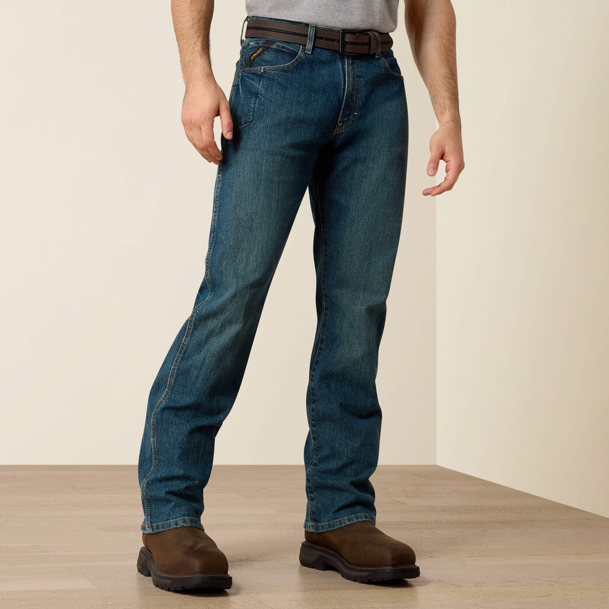 Rebar M4 Relaxed DuraStretch Basic Boot Cut Jean - Ariat Signature