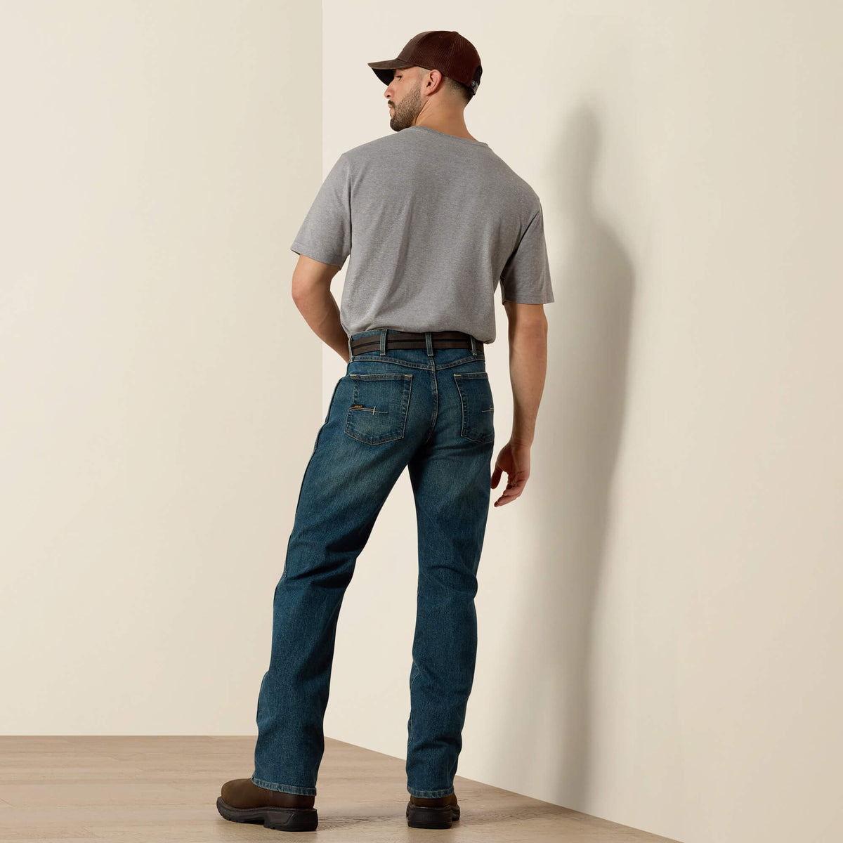 Rebar M4 Relaxed DuraStretch Basic Boot Cut Jean - Ariat Signature