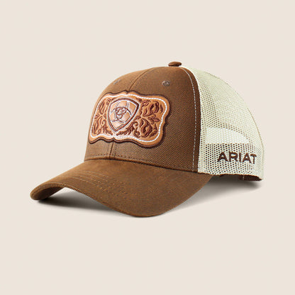 Floral Leather Patch Cap - Ariat New