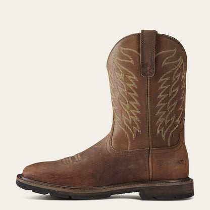 Groundbreaker Wide Square Toe Steel Toe Work Boot - Ariat Signature