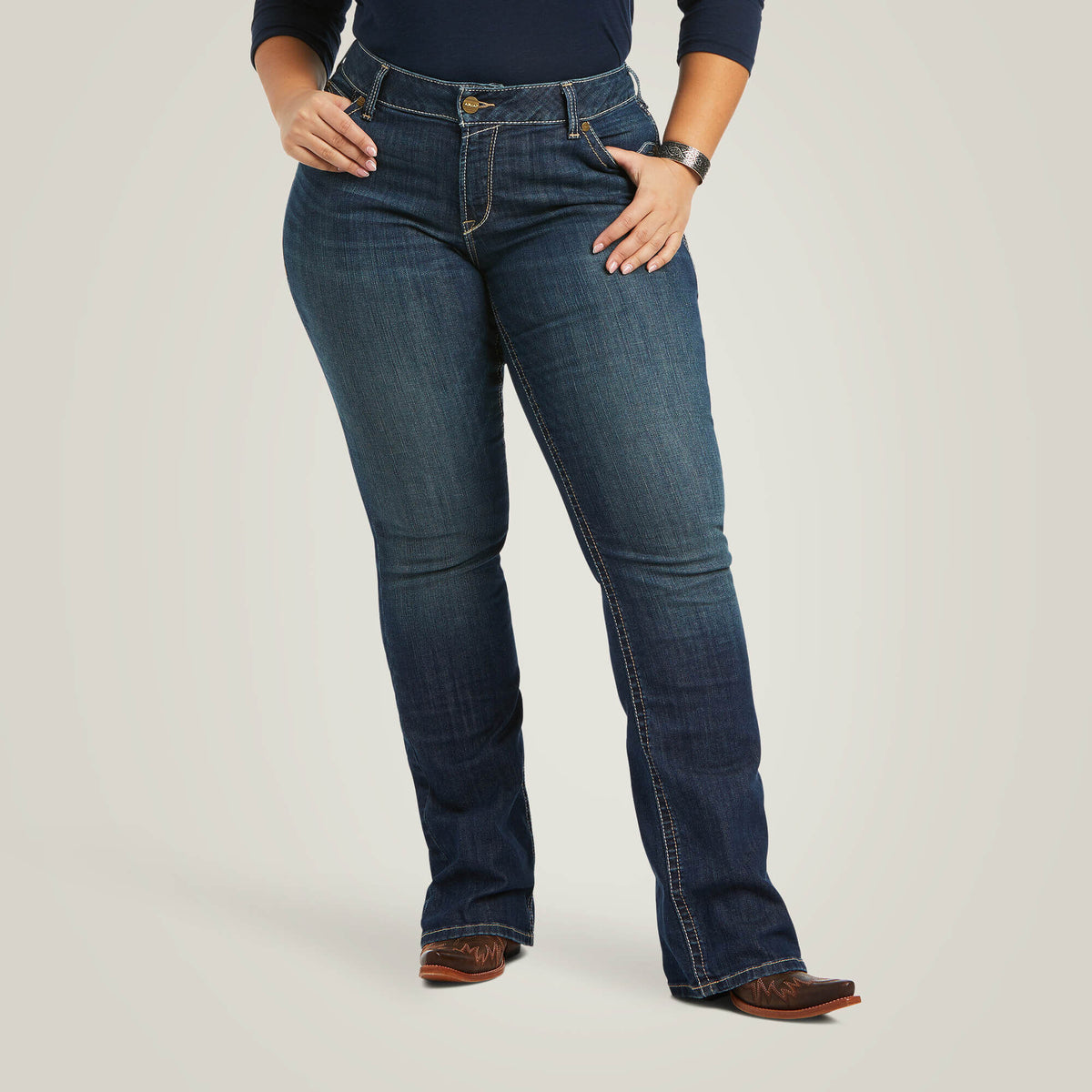 Mid Rise Corinne Boot Cut Jeans - Ariat Trusted