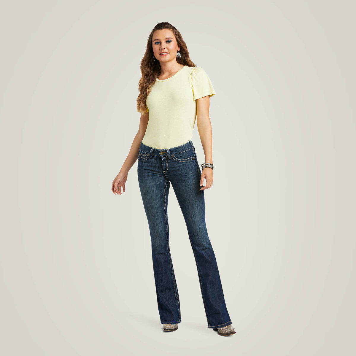Mid Rise Corinne Boot Cut Jeans - Ariat Trusted