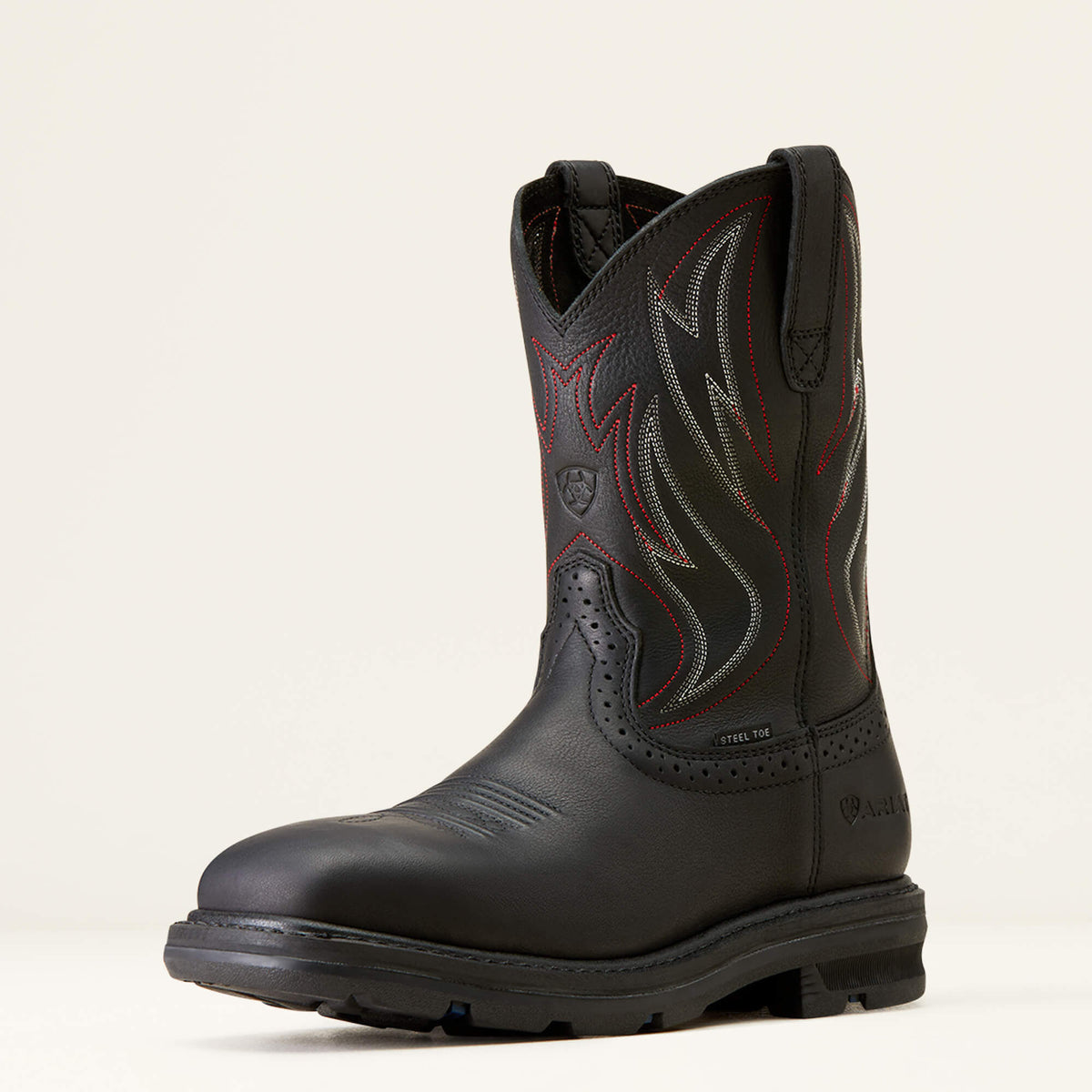 Sierra Shock Shield Wide Square Toe Steel Toe Work Boot - Ariat Exclusive