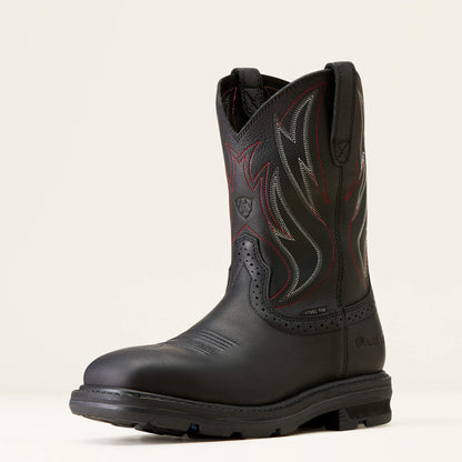 Sierra Shock Shield Wide Square Toe Steel Toe Work Boot - Ariat Exclusive
