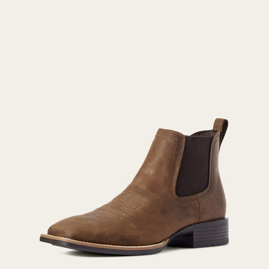 Booker Chelsea Wide Square Toe Western Boot - Ariat Classic