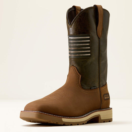 Activator Patriot Wide Square Toe Steel Toe Work Boot - Ariat Latest