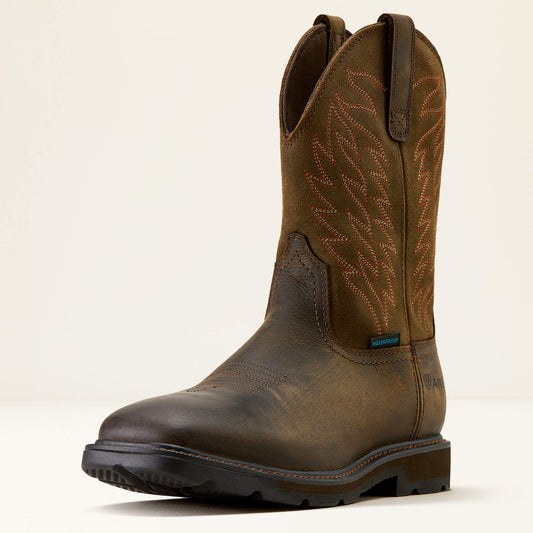 Groundbreaker Wide Square Toe Waterproof Work Boot - Ariat Featured