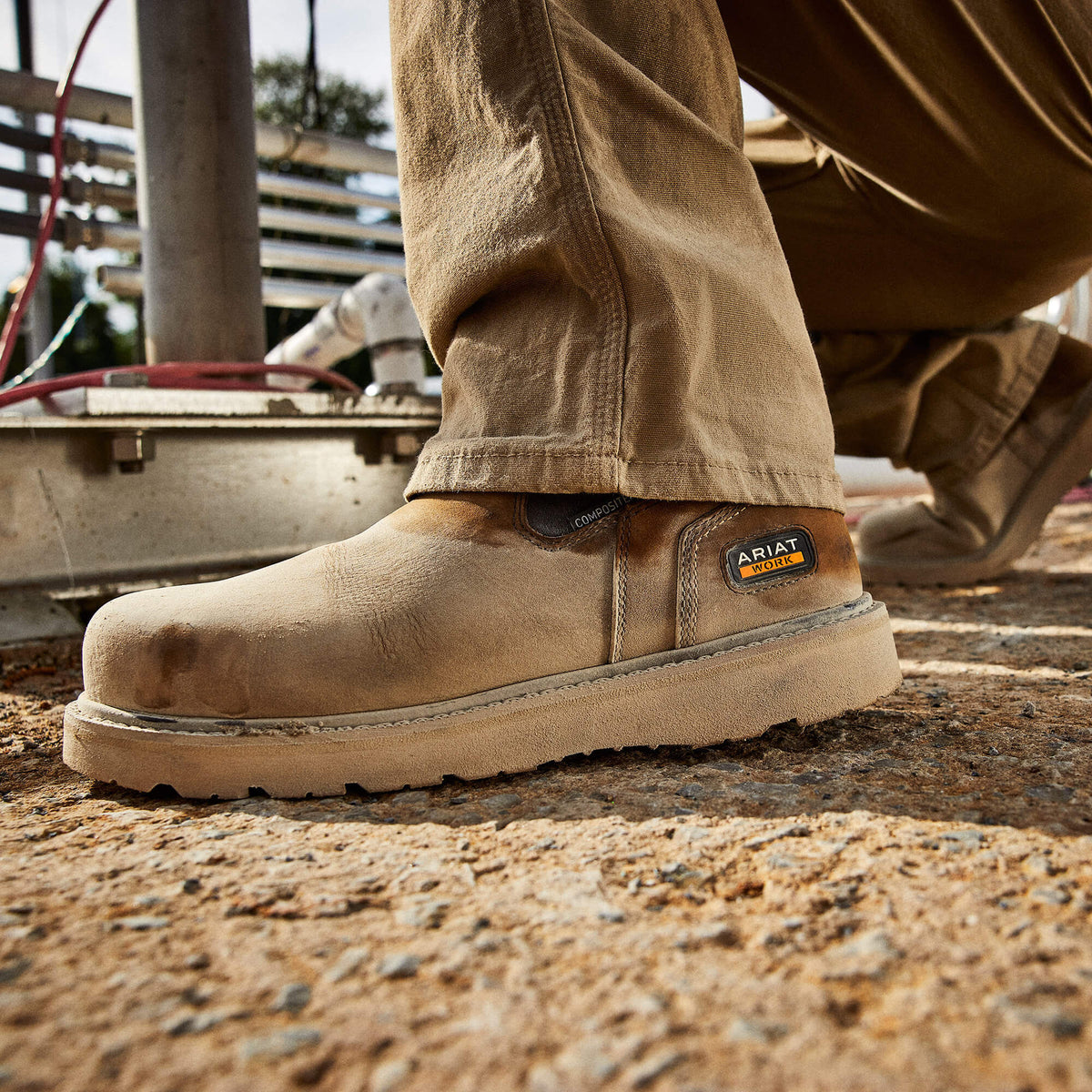 Rebar Wedge Chelsea Waterproof Composite Toe Work Boot - Ariat Essential