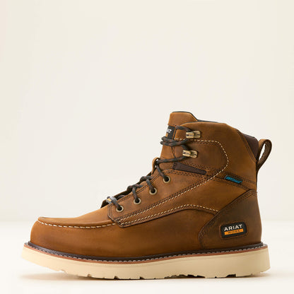 Rebar Wedge Moc Toe 6" Waterproof Work Boot - Ariat Smart Buy