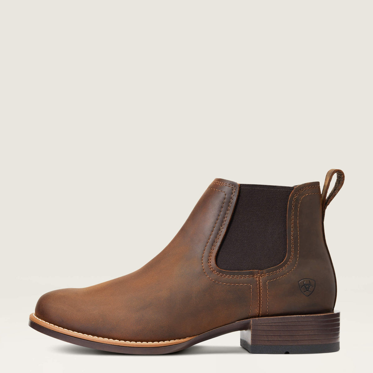 Booker Chelsea Round Toe Western Boot - Ariat Essential