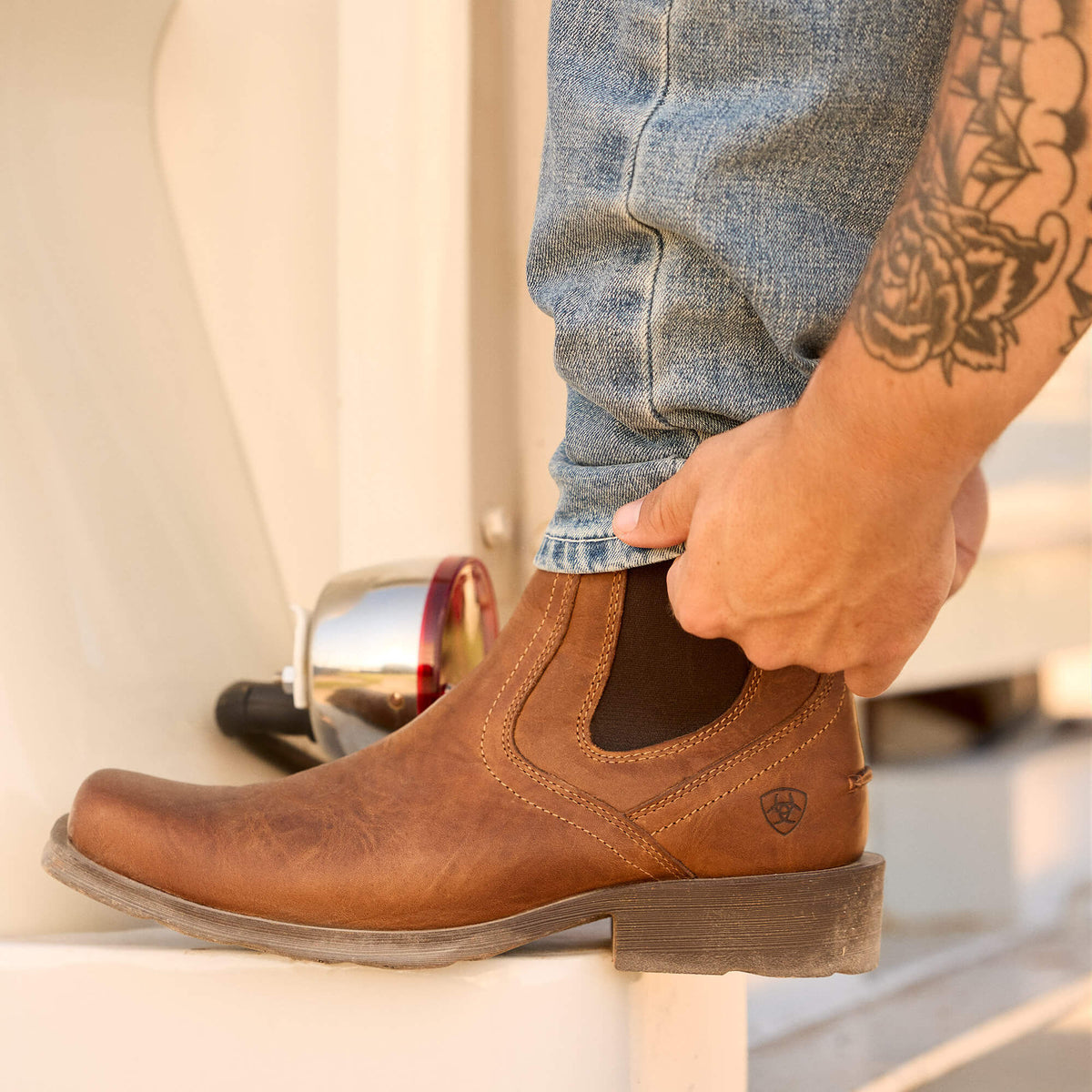 Midtown Rambler Square Toe Chelsea Boot - Ariat Top Pick
