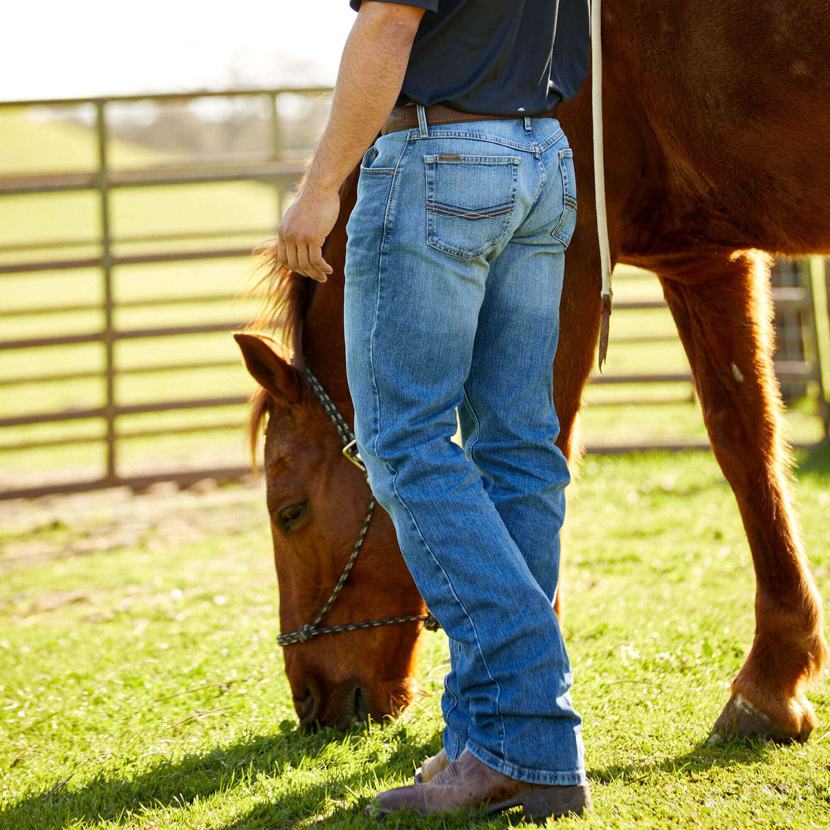 M2 Relaxed Stretch Legacy Boot Cut Jean - Ariat Essential