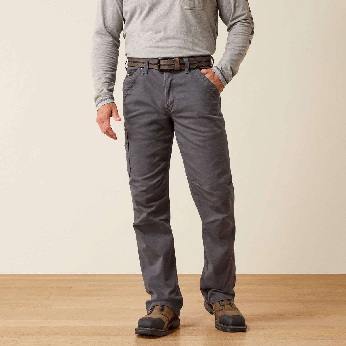 Rebar M4 Relaxed DuraStretch Washed Twill Dungaree Boot Cut Pant - Ariat Trending