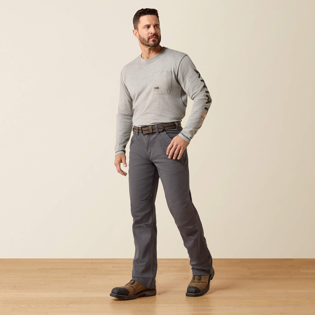 Rebar M4 Relaxed DuraStretch Washed Twill Dungaree Boot Cut Pant - Ariat Trending