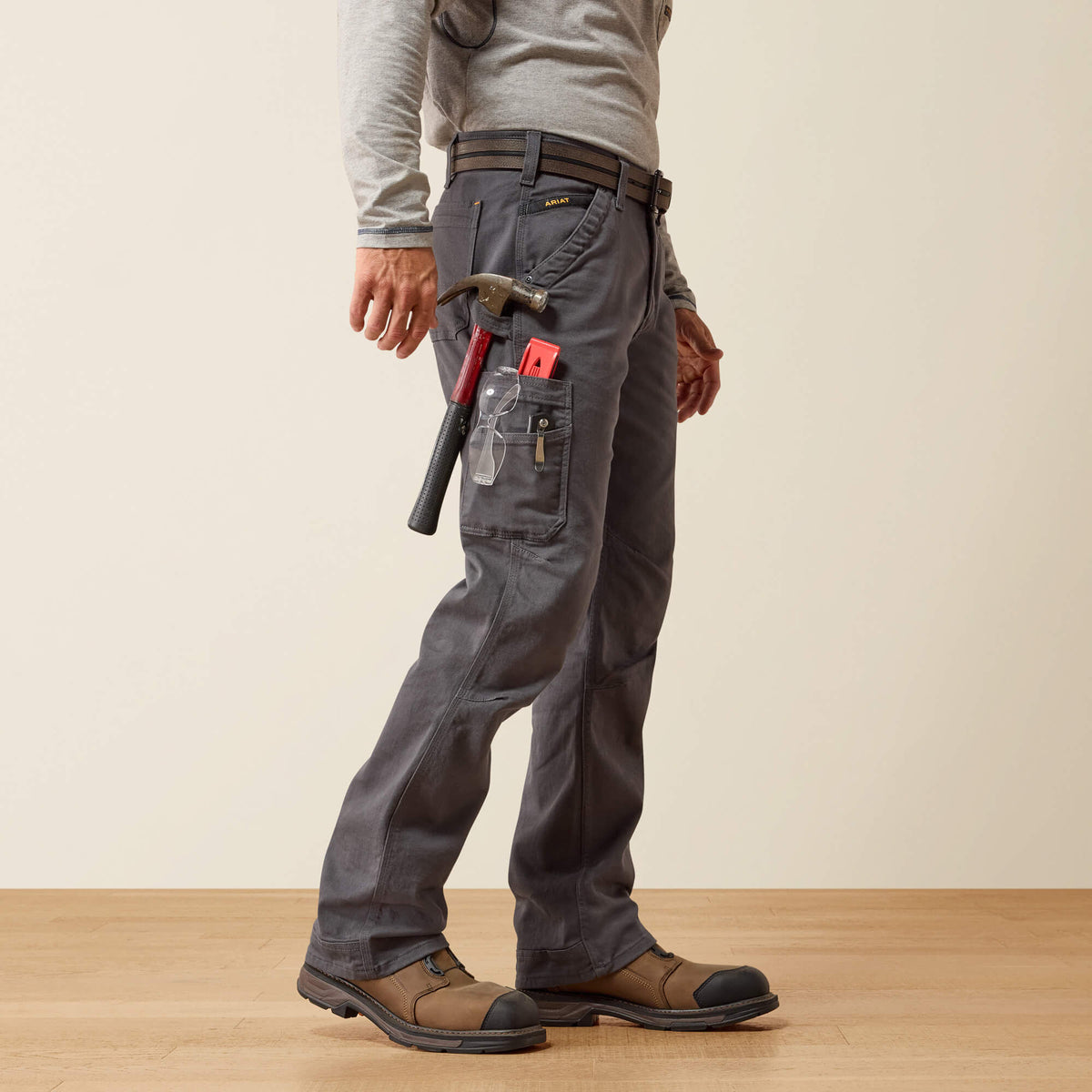 Rebar M4 Relaxed DuraStretch Washed Twill Dungaree Boot Cut Pant - Ariat Trending