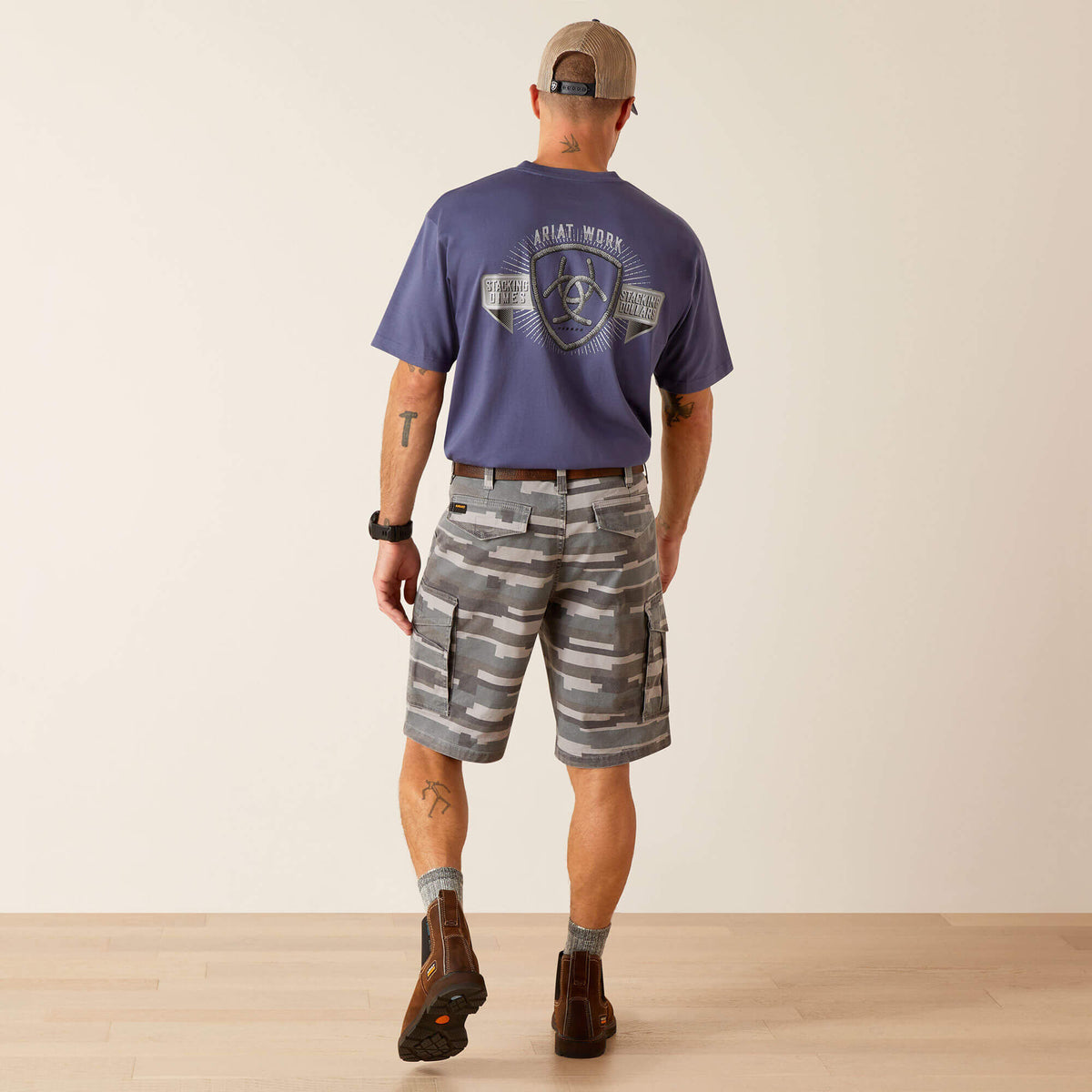 Rebar DuraStretch Made Tough Cargo 11" Short - Ariat Everyday