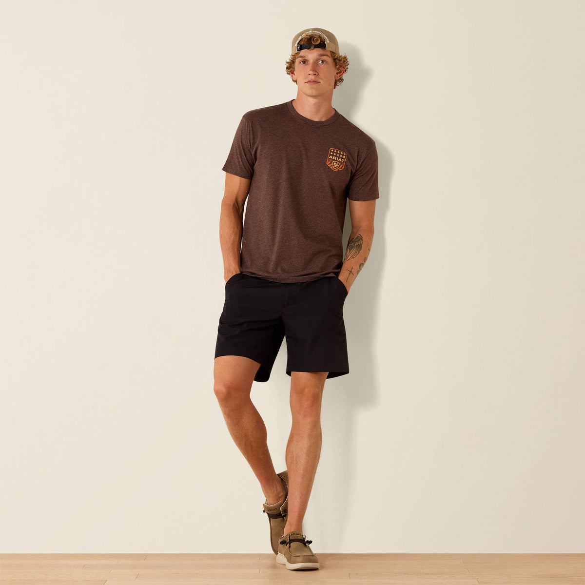 Ariat Stripe Patriotic Badge T-Shirt - Ariat Hot Sale