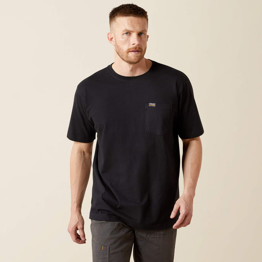 Rebar Cotton Strong Standard Pocket T-Shirt - Ariat Signature