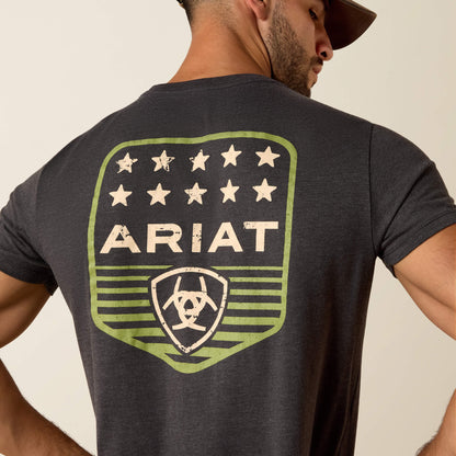Ariat Stripe Patriotic Badge T-Shirt - Ariat Trusted