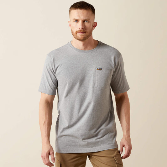 Rebar Cotton Strong Standard Pocket T-Shirt - Ariat Recommended