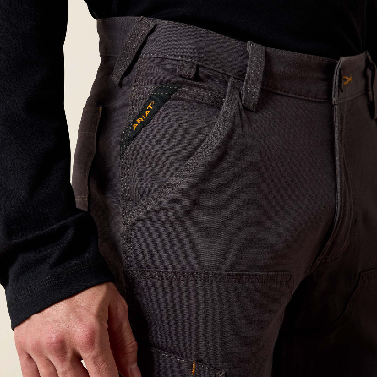 Rebar M4 Relaxed DuraStretch Made Tough Double Front Straight Pant - Ariat Premium