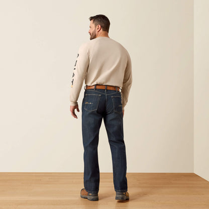 Rebar M4 Relaxed DuraStretch Basic Stackable Straight Leg Jean - Ariat Everyday