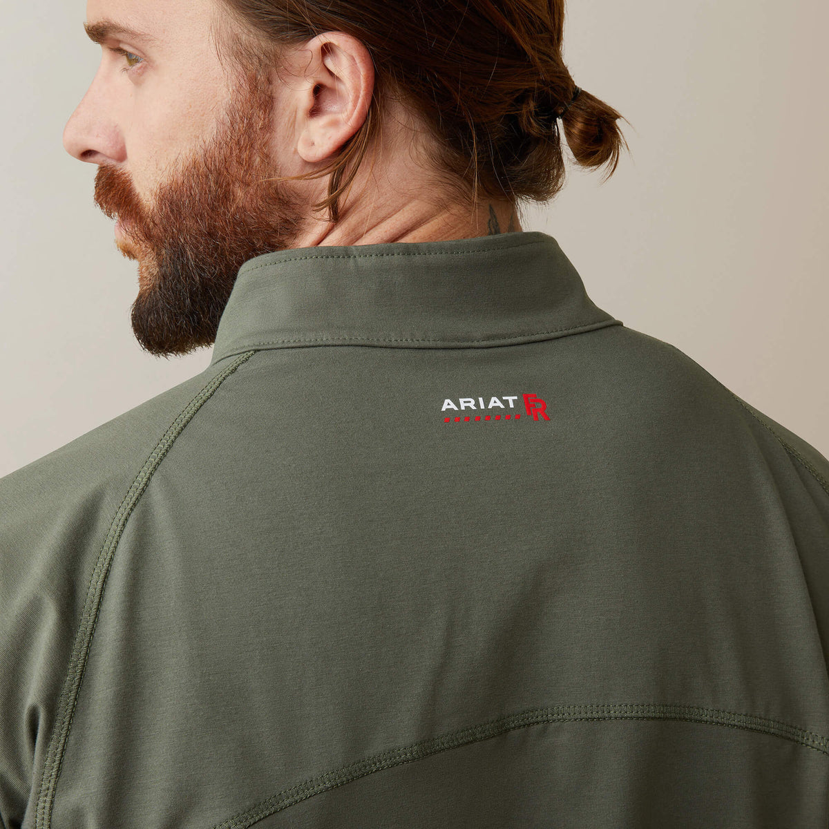 FR Combat Stretch Patriot 1/4 Zip Work Shirt - Ariat Everyday