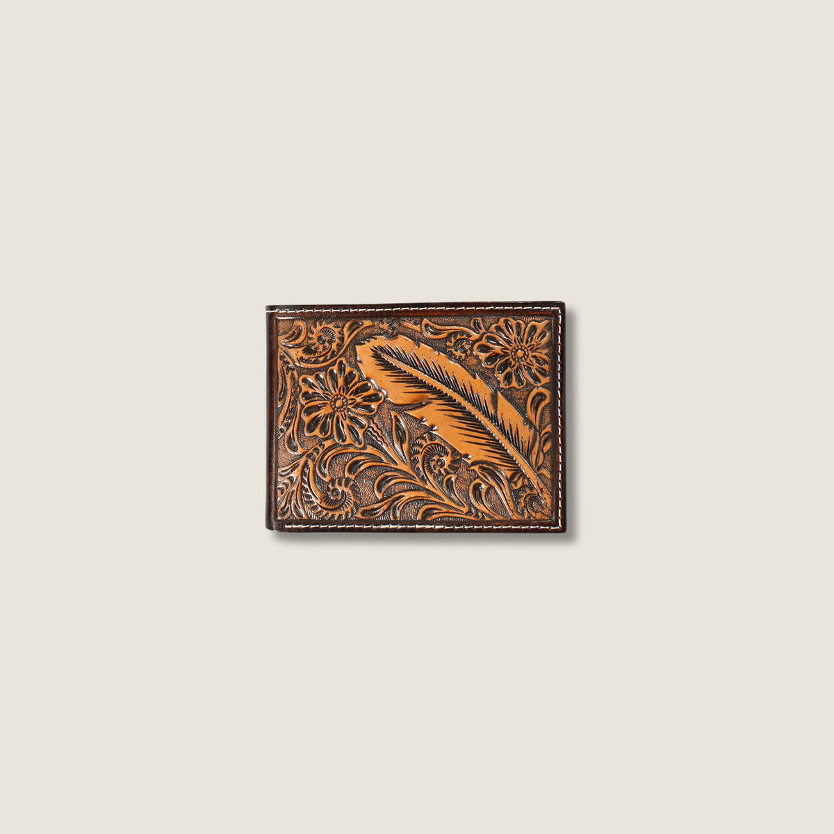 Tooled Feather Bifold Wallet - Ariat Sale