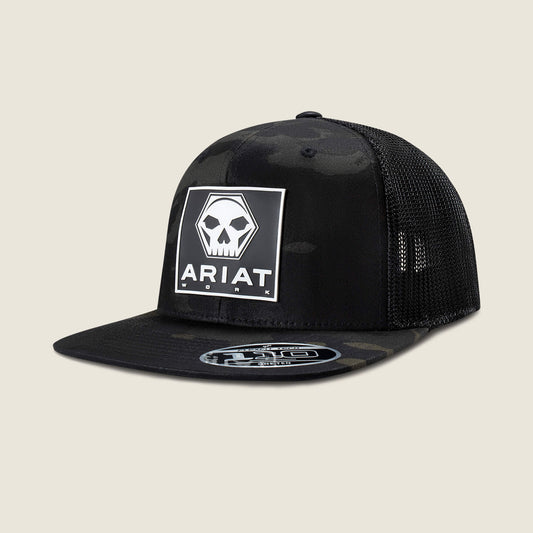 Ariat Work Skull Bolt Patch Cap - Ariat Smart Buy