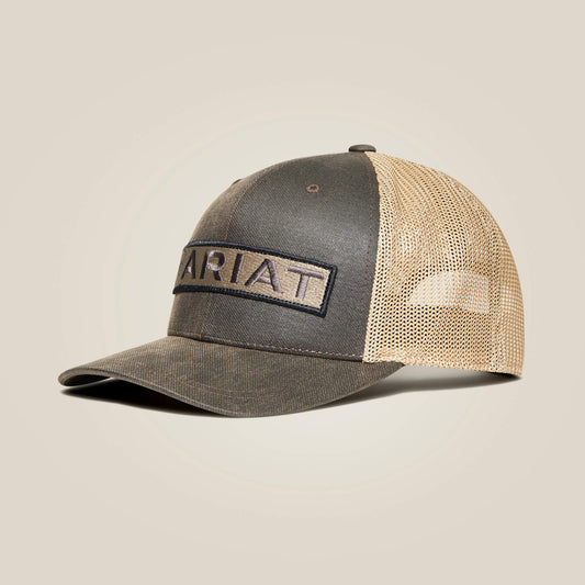 Long Rectangle Logo Patch Cap - Ariat Latest