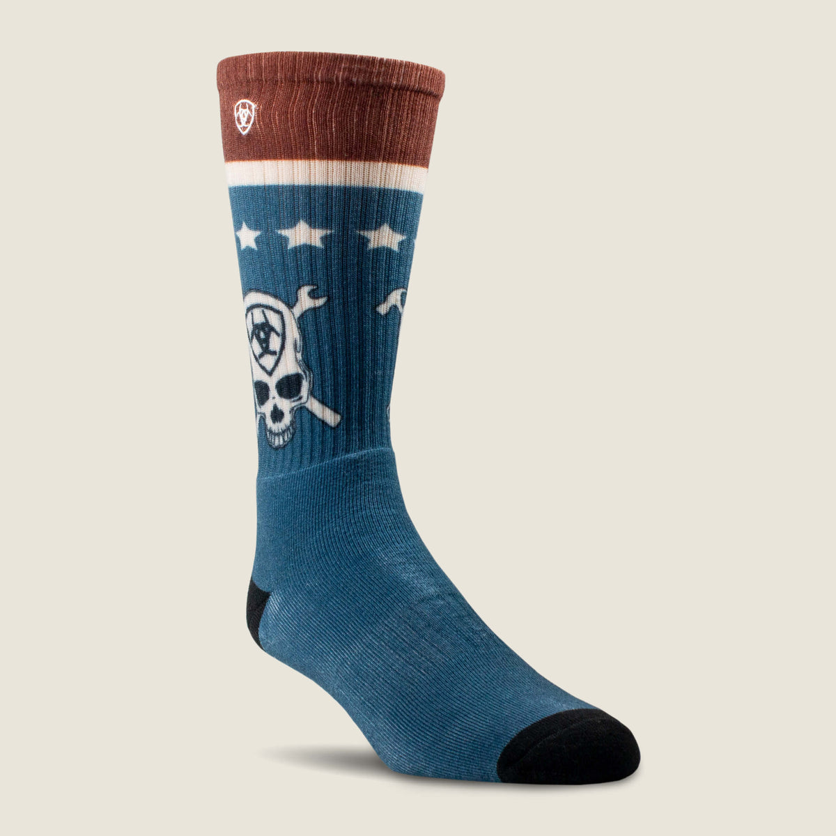 Patriot Graphic Crew Work Sock - Ariat Everyday
