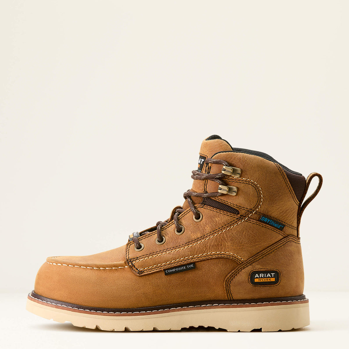 Rebar Wedge Moc Toe Waterproof Composite Toe Work Boot - Ariat Value