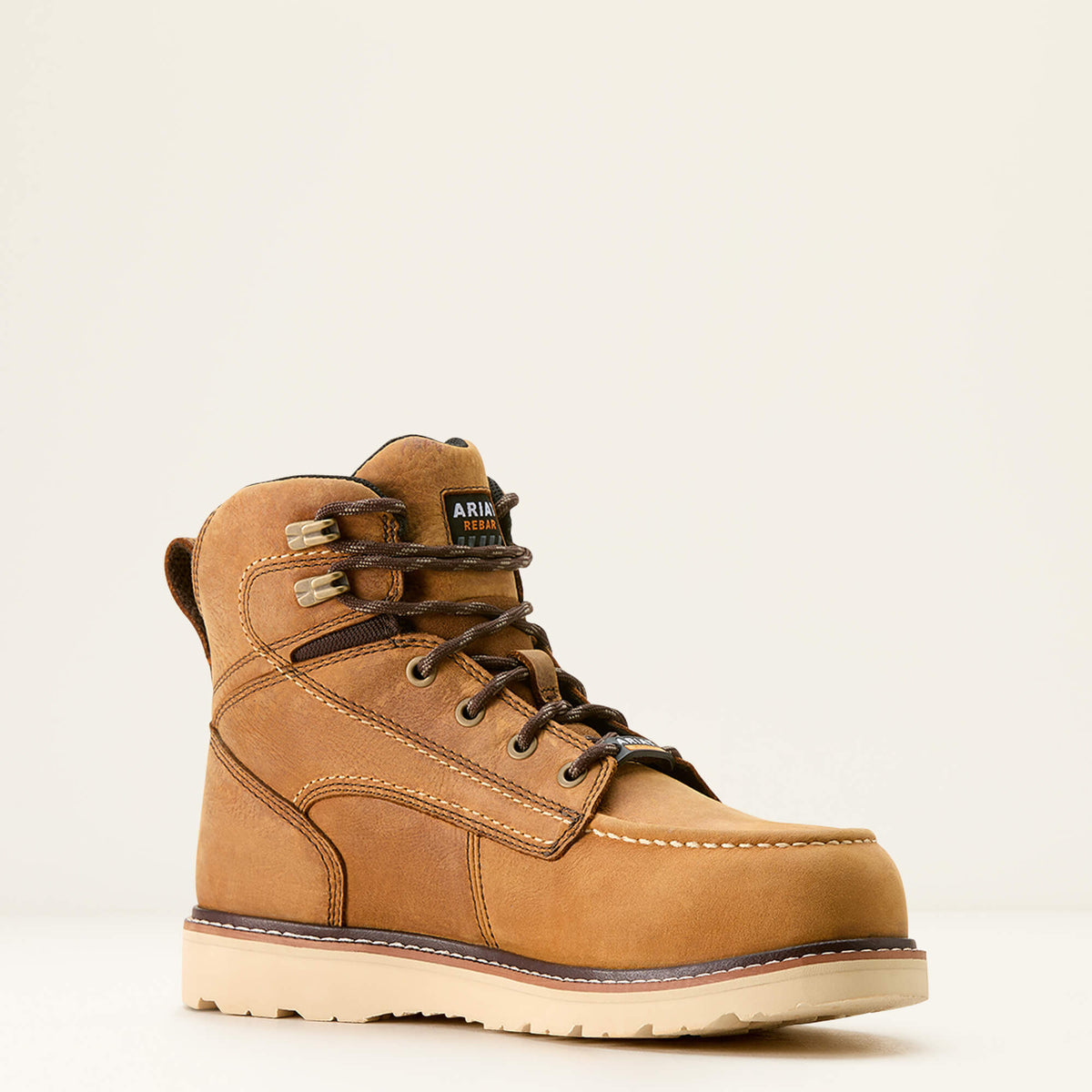 Rebar Wedge Moc Toe Waterproof Composite Toe Work Boot - Ariat Value