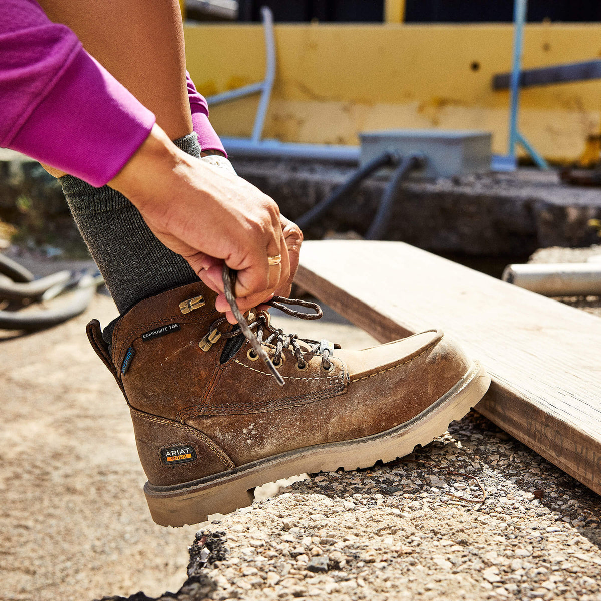 Rebar Lift Waterproof Composite Toe Work Boot - Ariat Essential