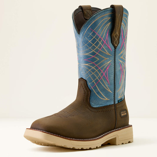 Activator Waterproof Wide Square Toe Work Boot - Ariat Classic