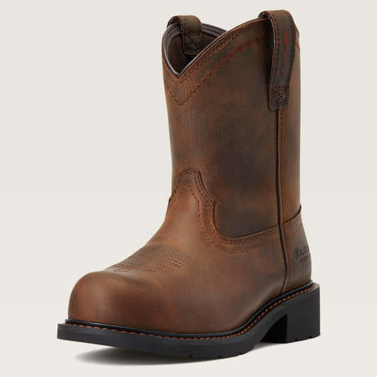Fatbaby Work Pull-On Steel Toe Work Boot - Ariat Essential