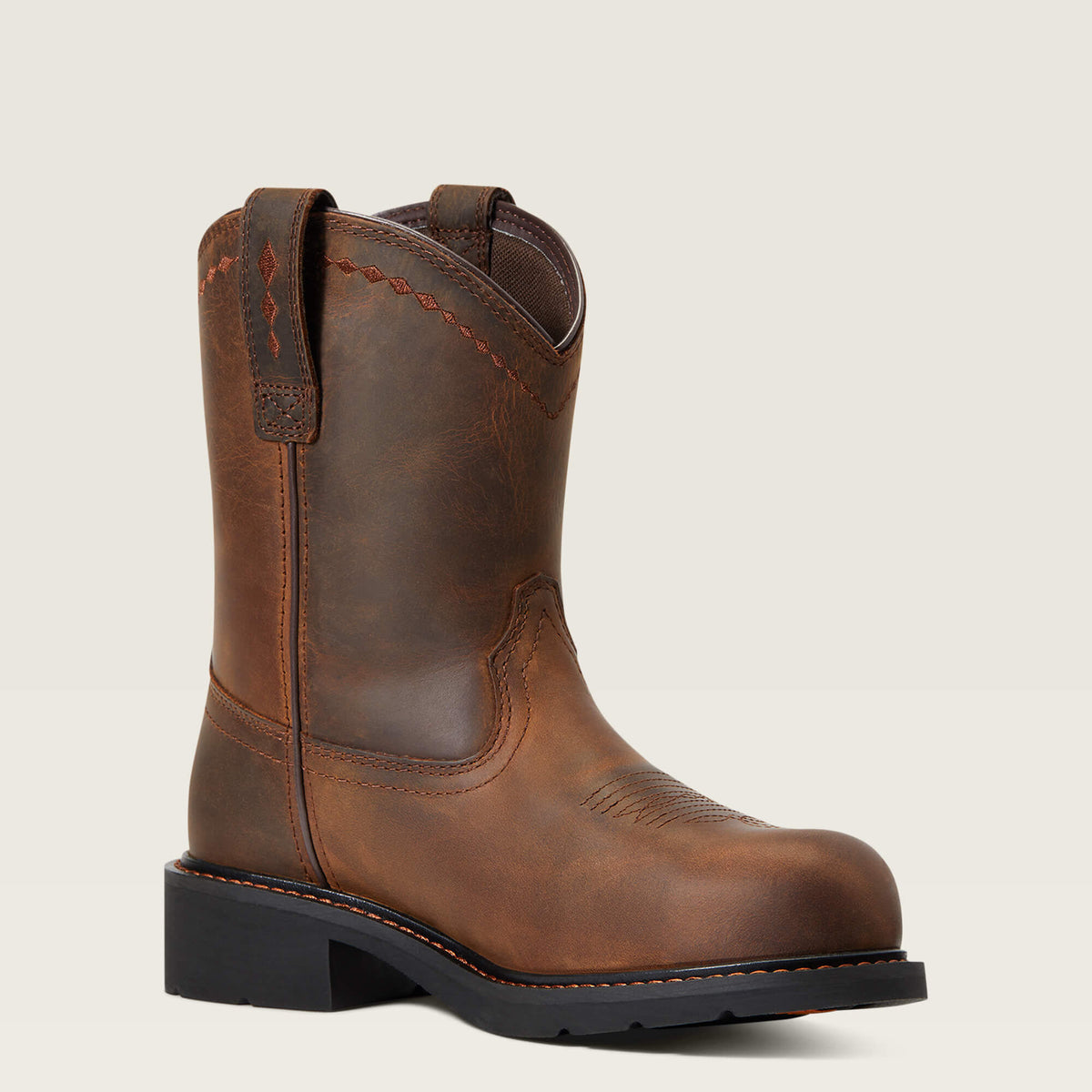 Fatbaby Work Pull-On Steel Toe Work Boot - Ariat Essential