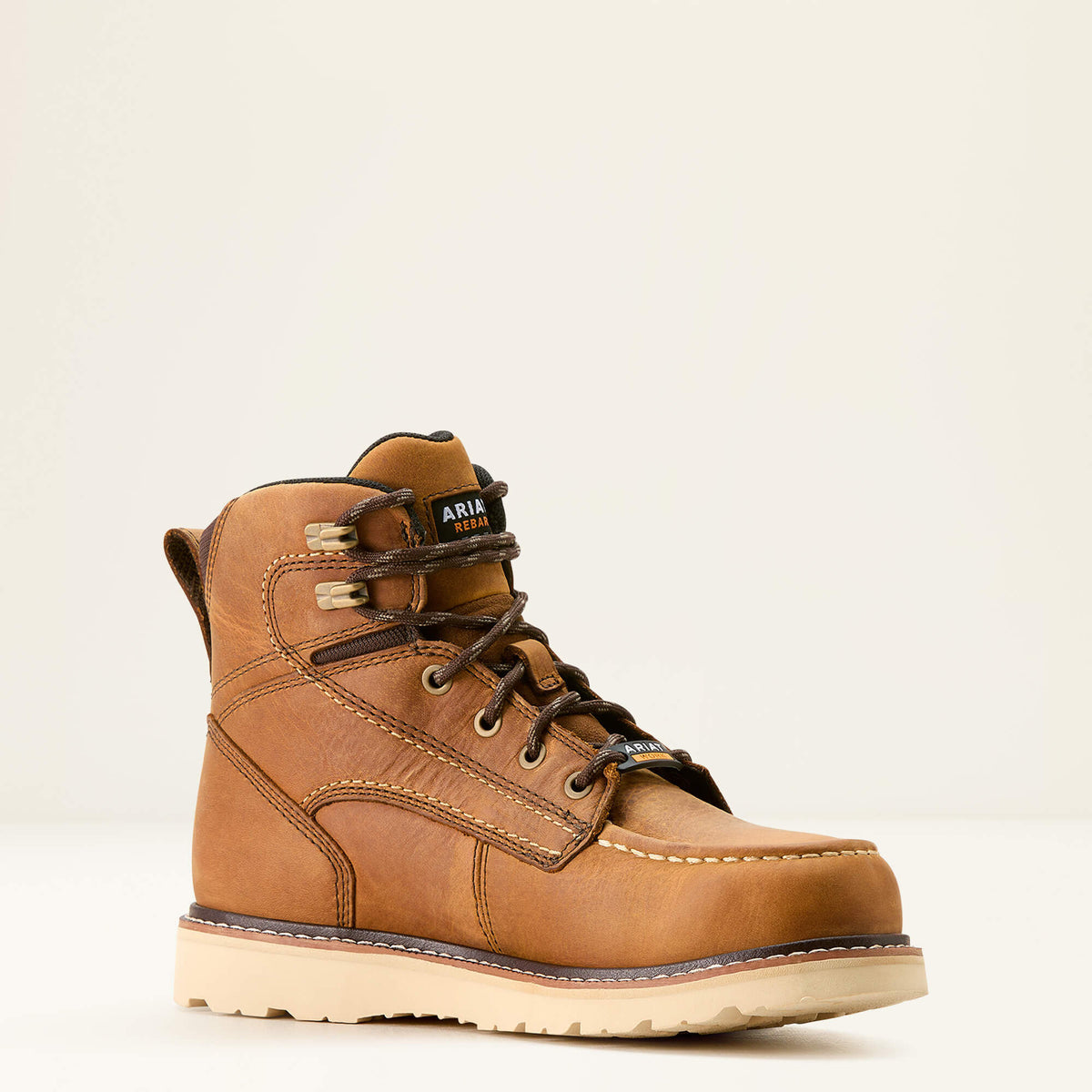 Rebar Wedge Moc Toe Waterproof Work Boot - Ariat Top Pick