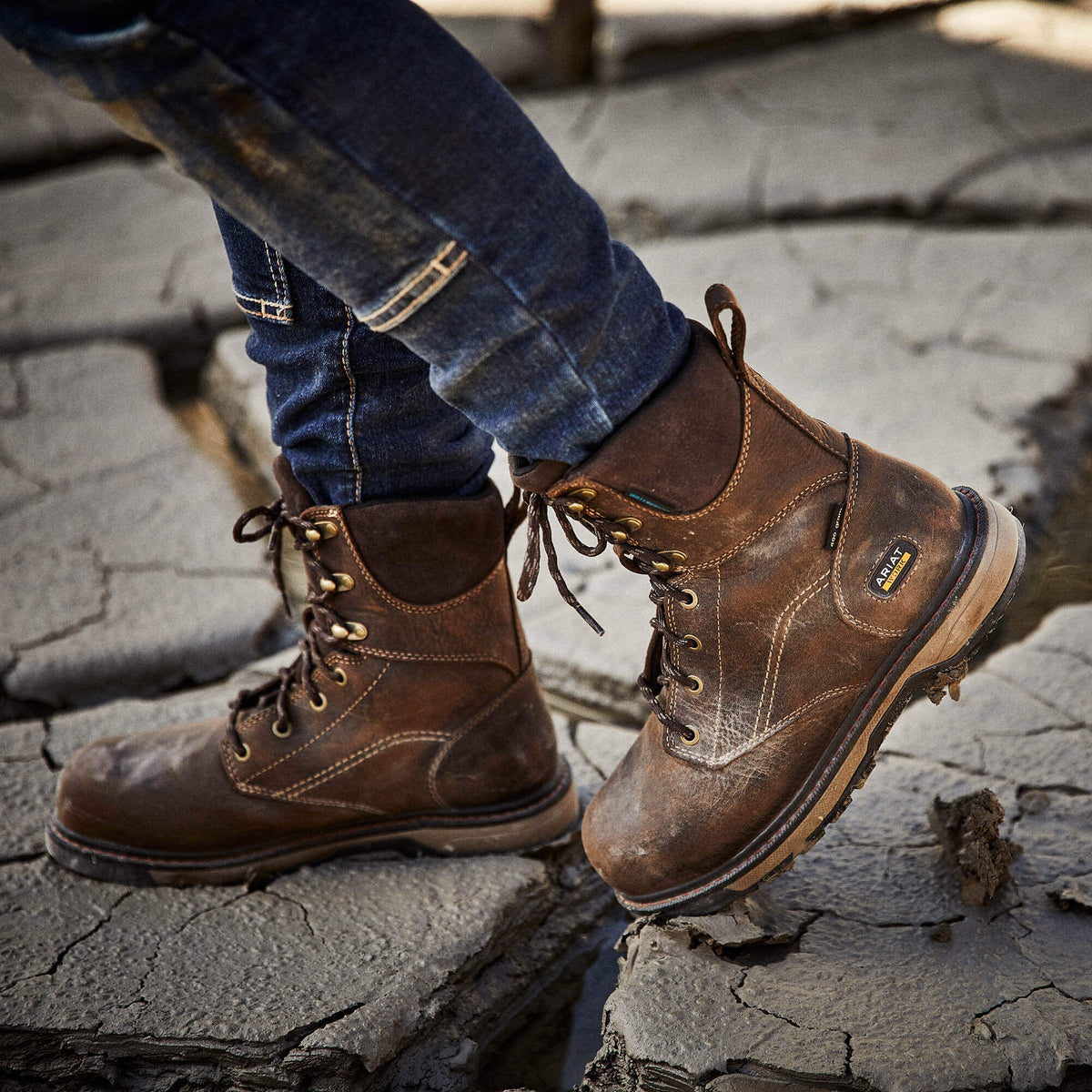 Riveter 8" CSA Glacier Grip Waterproof 400g Composite Toe Work Boot - Ariat Hot Sale