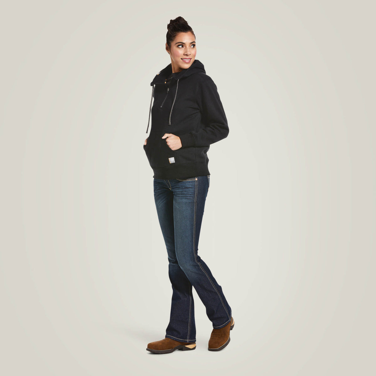 Rebar Skill Set 1/2 Zip Hoodie - Ariat Signature