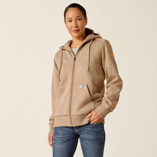 Rebar All-Weather Sherpa Full Zip Hoodie - Ariat Exclusive