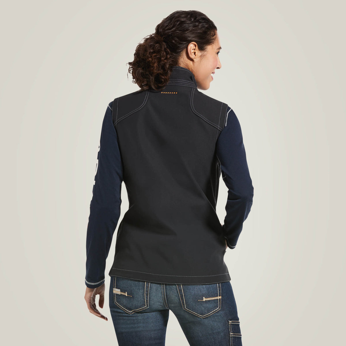Rebar Stretch Canvas Softshell Vest - Ariat Popular