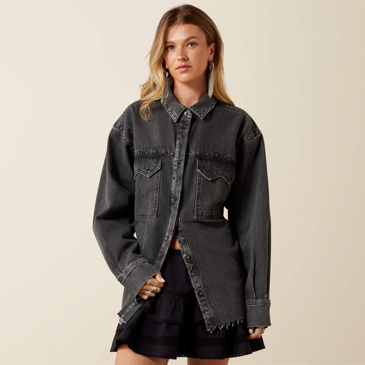 Lux Oversized Denim Jacket - Ariat Exclusive