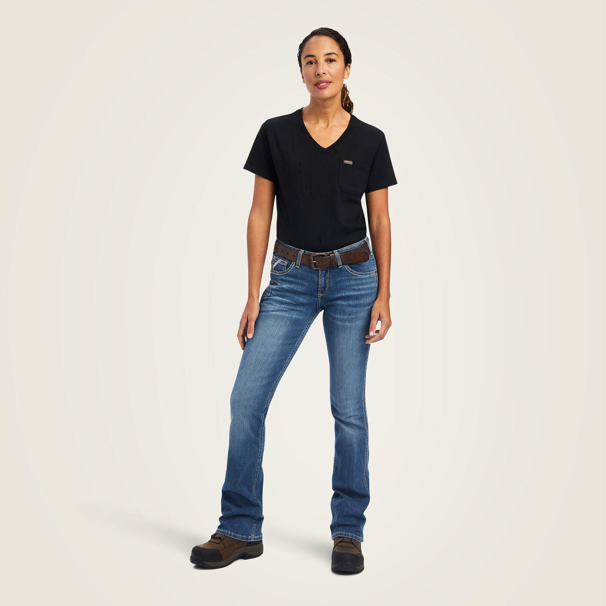 Rebar PR DuraStretch Riveter Boot Cut Jean - Ariat Quality