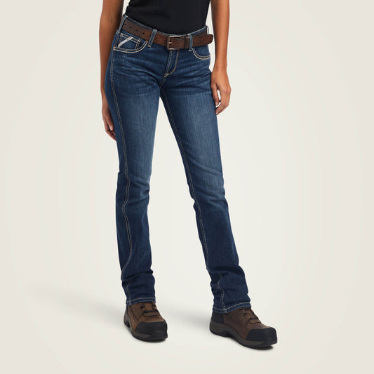 Rebar Perfect Rise Riveter DuraStretch Straight Leg Jeans - Ariat Quality
